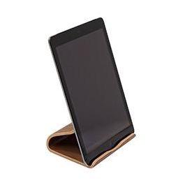 TERRATEC Tabletständer Holzeins braun Echtholz