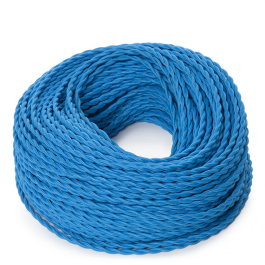 Câble Tressé Textile 2x0,75mm² 1M Vert Menthe SKD-CT275-MINT GREEN