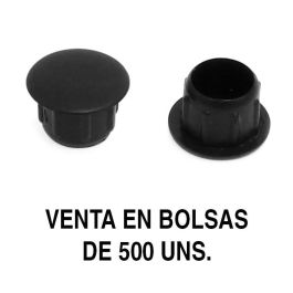 HERRAJES ALK Tapa Mina Ag.10Mm Negro (500U)