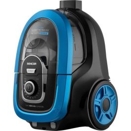 Sencor Aspirateur traîneau sans sac SVC-1035TQ - 750 W, filtre HEPA H13, 75 dB, réservoir 1 L, tube télescopique métallique, noir/bleu