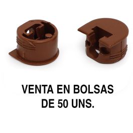 HERRAJES ALK Support Cazoleta Luna Réf. 50 Unités Finition Blanche