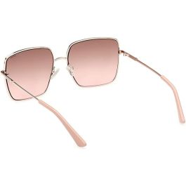 Guess Gafas GU7866 32F Lunettes de Soleil Femme Monture Dorée Verres Dégradés Marron Carrées 140mm