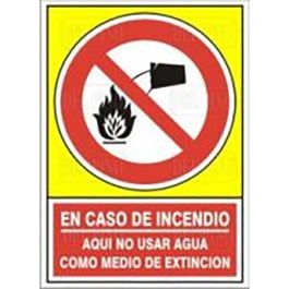 DUVER Signal 409 "No Agua P/Ext" 420x297 mm - En Cas d'Incendie Ne Pas Utiliser d'Eau Precio: 12.7899996. SKU: B1EGLQZ93Y