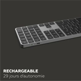 Mobility Lab - KP430W - Teclado inalámbrico - Teclas planas - AZERTY - FR - Negro