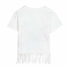 T shirt à manches courtes Enfant Stitch Blanc