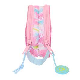 Trousse Fourre-Tout Double Barbie Painterly Rose Bleu ciel 21 x 8 x 6 cm