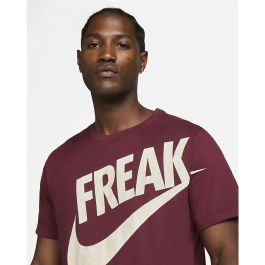 t-shirt de basket Nike Gianni Rouge foncé