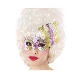 Masque Antifaz Carnaval Adulte Femme Pourpre avec Détails Dorés et Plumes - Accessoire pour Thème Vénitien, Événement Costumé Precio: 10.5. SKU: B19Q52FQ7F
