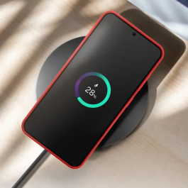 Samsung Coque en silicone corail pour Galaxy S25+ SAM1735374245096