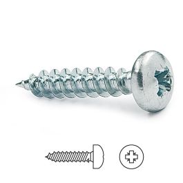 UCAFIX Vis à bois tête ronde Pozidriv diamètre 4mm longueur 35mm (Boîte de 1000)