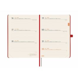 Agenda Finocam MÍNIMAL TEXTURA Rouge 11,8 x 16,8 cm 2026