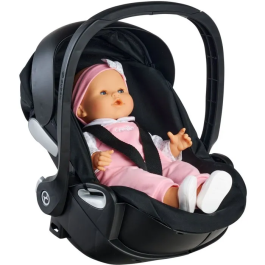 Corolle - Porte-poupon 2 en 1 transat et porte-poupon léger, compatible Cybex Priam, capote rétractable, pour poupons de 36 à 42 cm, à partir de 3 ans