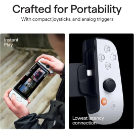 Backbone One PlayStation Edition - Manette de jeu pour iPhone - Version Lightning ou USB-C - Blanc