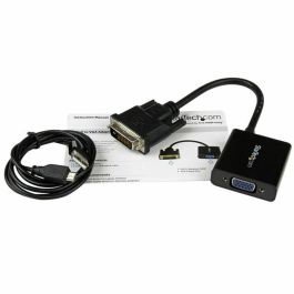 Adaptateur DVI-d vers VGA Startech DVI2VGAE 0,19 m Noir