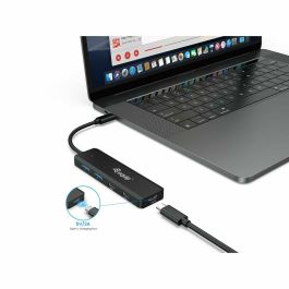 EQUIP Hub USB 3.2 Gen 1 (3.1 Gen 1) Type-C vers 3x USB-C et 2x USB-A, 5Gbps, Noir, 128964