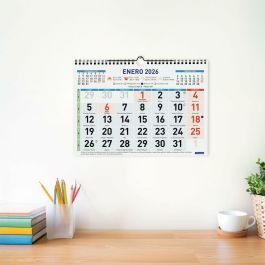 calendrier mural Finocam Multicouleur Papier 2026 30 x 21 cm