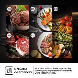 Micro-ondes avec Gril Hisense BIM320G41X 800 W 20 L Acier