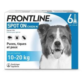 Frontline Spot On Chien 10-20kg - Antiparasitaire 6 pipettes