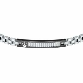 Bracelet Homme Maserati Acier inoxydable 21,5 cm Argenté
