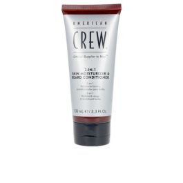 American Crew Crème Hydratante 2 en 1 et Soin Barbe 100 ml pour Tous Types de Peaux