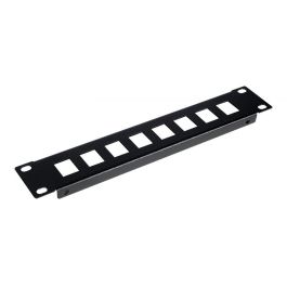 Equip Patchpanel 10" mit Keystone Montage 1U. schwarz