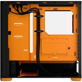 Midi Fractal Design Pop Air RGB Orange Core TG Clear Tint