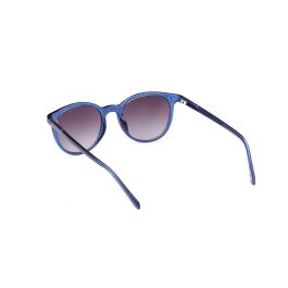 Guess Lunettes de soleil homme GU00118 90B rondes bleues 51mm