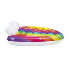 Bestway Île flottante gonflable Arc-en-ciel 175x163 cm Plage et Piscine 43722