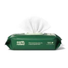 Earth Rated Pet Lingettes Bio #Sans Parfum 100 Unidades