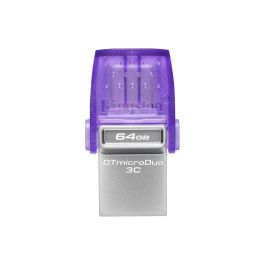 Clé USB Kingston microDuo 3C Violet Pourpre 64 GB