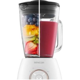 Sencor SBL 5870GD Blender Mixeur 1800 W - Récipient Verre 1,5 L - 6 Lames Titane - 4 Programmes Préréglés et Pulse - Blanc Doré