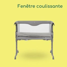 BEBECONFORT AMARA, Cododo, pliant, 2 en 1, Berceau confortable, 4 roues, pliage rapide, 0-6mois,0 a 9kg, tinted graphite