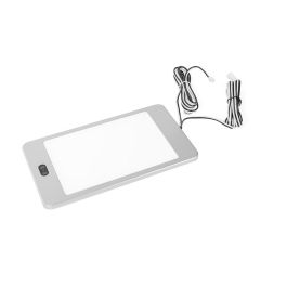 HERRAJES ALK Lampe Paneled 5W Grise avec Capteur IR pour Meubles de Cuisine et Armoire