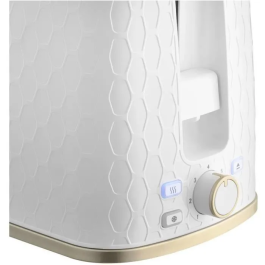 Sencor STS 7200WH Grille-pain 2 Fentes 930 W avec Dégivrage, Minuterie Électronique 7 Niveaux, Tiroir à Miettes - Blanc