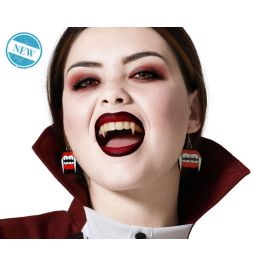 Pendientes Vampiresa Rouge à Détail Gothique - Accessoire de déguisement Halloween, Fantaisie et Fête à thème Precio: 1.704. SKU: B164VS9ZSR