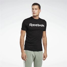 T-shirt à manches courtes homme Reebok Graphic Series Linear Logo Noir