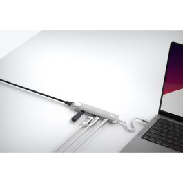 Hub USB Linq Byelements LQ49061 Blanc Gris