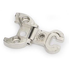 HERRAJES ALK Charnière pour Meuble Logo Finition Nickel Zamak 45 mm