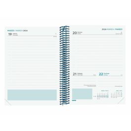 Agenda Finocam DIVA Multicouleur quarto 15,5 x 21,2 cm Jungle 2025-2026