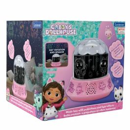 Lexibook Lampe de nuit Gabby et la Maison Magique avec haut-parleur, projections et mélodies incluses LEX3380743105369