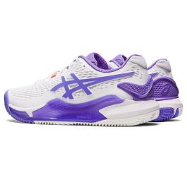 Chaussures de Running pour Adultes Asics Gel-Resolution 9 Clay Blanc