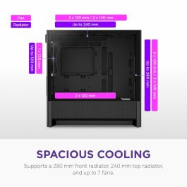 Boîtier ATX semi-tour NZXT CC-H31FB-01 Noir