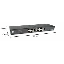Level One GEU-2431 Switch 24x GE 19" Non-géré Gigabit Ethernet Full Duplex