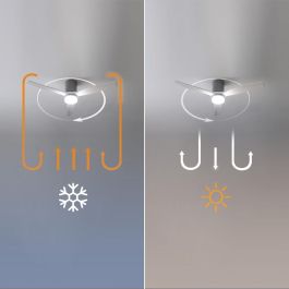 Ventilateur de Plafond avec Lumière Cecotec EnergySilence Aero 5600 Classic 18 W Blanc métallique