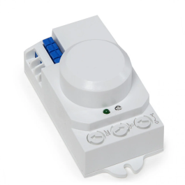 BX3 LIGHT Capteur de Mouvement Micro-ondes 360° Réglable 2-10m 1200W/300W BX3-SB-BS029B pour Éclairage Automatique Intérieur/Extérieur