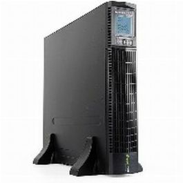 Green Cell RTII-Rack UPS on-line Double Conversion 2000VA 1800W 2kVA - Onduleur sinusoïdale pure 6 prises pour baie rack - Noir