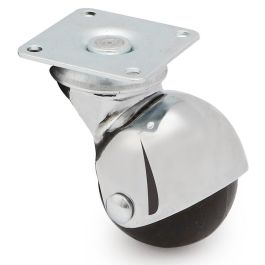 Q&Q Roulette H58 Ø40mm Roue en Caoutchouc Noir, Plastique, Chrome Precio: 5.4999996. SKU: B1JEZ5Q3JP