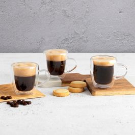 Taza Doble Pared Vidrio Serenia Quid 8 cL