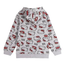 Sweat-shirt à capuche fille Hello Kitty Gris 42