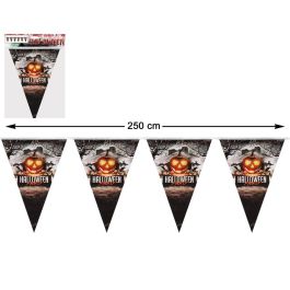 Guirnalda Décorative Halloween 250 cm avec Citrouille Flamboyante - Décoration de Fête à Suspendre Multicolore Precio: 9.9500004. SKU: S1130852